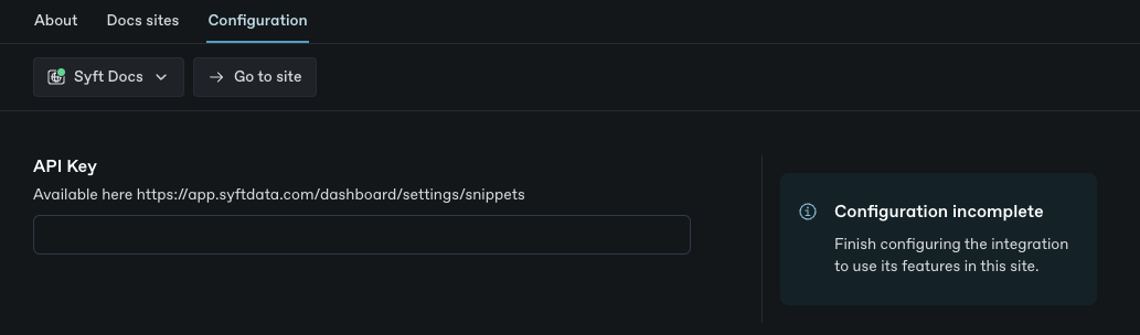 Add API Key
