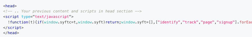 The JS snippet