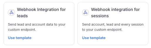 Create Webhook Motion